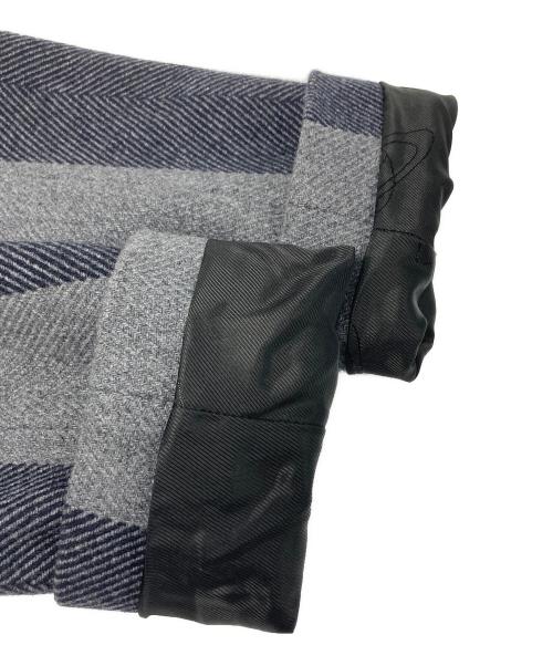 Vivienne Westwood ANGLOMANIA（ヴィヴィアンウエストウッドアングロマニア）VIVIENNE WESTWOOD ANGLOMANIA (ヴィヴィアンウエストウッドアングロマニア) ヘリンボーンコート/358-01-65001 ブラック サイズ:38の古着・服飾アイテム