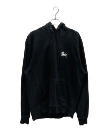 stussy（ステューシー）の古着「プルオーバーパーカー」｜ブラック