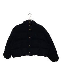 the Barnnet（ザ バーネット）の古着「Velvet Goose Puffer Jacket / 155WFJ245120」｜ブラック