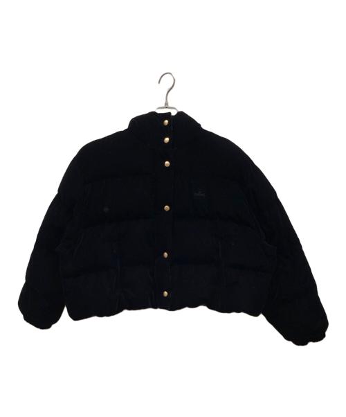 the Barnnet（ザ バーネット）the Barnnet (ザ バーネット) Velvet Goose Puffer Jacket / 155WFJ245120 ブラック サイズ:FREEの古着・服飾アイテム