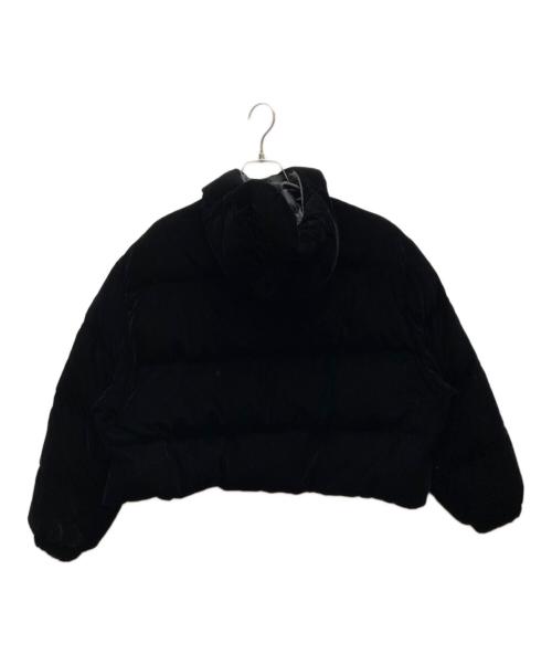 the Barnnet（ザ バーネット）the Barnnet (ザ バーネット) Velvet Goose Puffer Jacket / 155WFJ245120 ブラック サイズ:FREEの古着・服飾アイテム