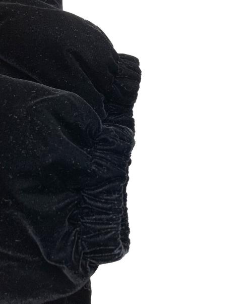 the Barnnet（ザ バーネット）the Barnnet (ザ バーネット) Velvet Goose Puffer Jacket / 155WFJ245120 ブラック サイズ:FREEの古着・服飾アイテム