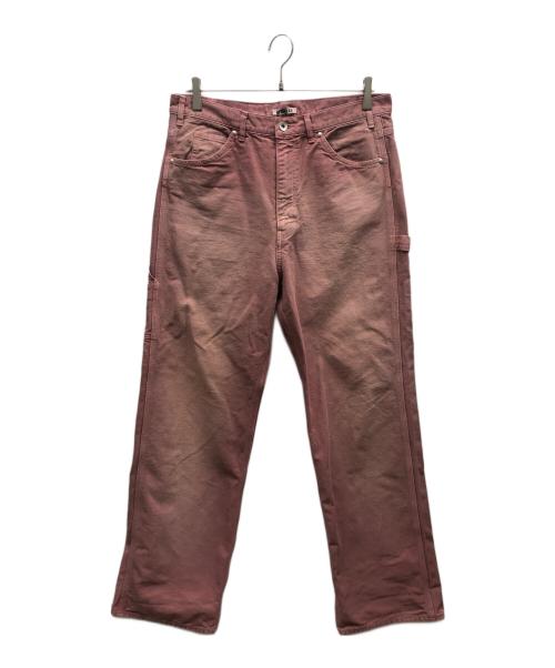 AURALEE（オーラリー）AURALEE (オーラリー) PRODUCT DYED ORGANIC COTTON DUCK PAINTER PANTS / A25AP03CD ピンク サイズ:3の古着・服飾アイテム