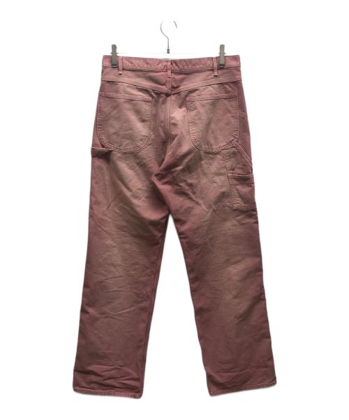 AURALEE（オーラリー）AURALEE (オーラリー) PRODUCT DYED ORGANIC COTTON DUCK PAINTER PANTS / A25AP03CD ピンク サイズ:3の古着・服飾アイテム