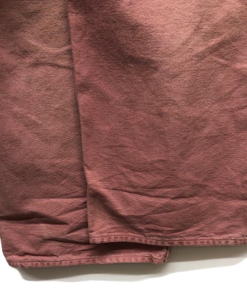 AURALEE（オーラリー）AURALEE (オーラリー) PRODUCT DYED ORGANIC COTTON DUCK PAINTER PANTS / A25AP03CD ピンク サイズ:3の古着・服飾アイテム