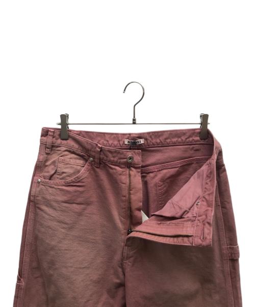AURALEE（オーラリー）AURALEE (オーラリー) PRODUCT DYED ORGANIC COTTON DUCK PAINTER PANTS / A25AP03CD ピンク サイズ:3の古着・服飾アイテム