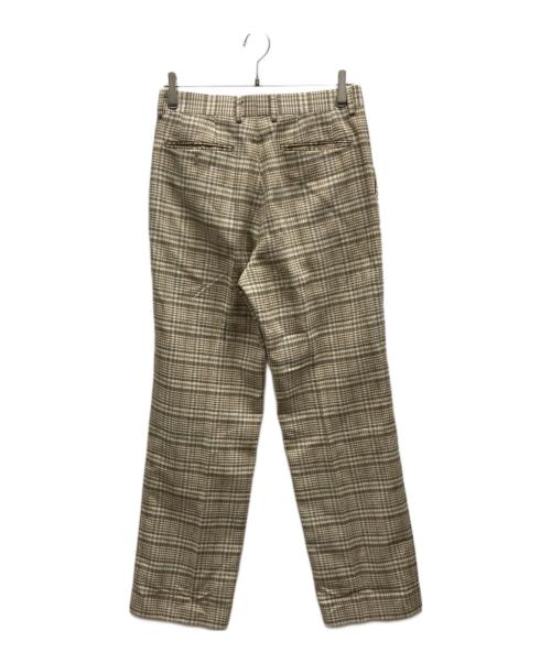 AURALEE（オーラリー）AURALEE (オーラリー) SILK LINEN NEP CHECK SLACKS / A26SP02SN ベージュ サイズ:3の古着・服飾アイテム