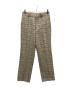 AURALEE（オーラリー）の古着「SILK LINEN NEP CHECK SLACKS / A26SP02SN」｜ベージュ