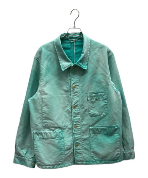 AURALEE（オーラリー）AURALEE (オーラリー) GARMENT-DYED ORGANIC COTTON HEAVY MOLESKIN COVERALL / A26AB02HM グリーン サイズ:5の古着・服飾アイテム