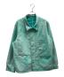 AURALEE（オーラリー）の古着「GARMENT-DYED ORGANIC COTTON HEAVY MOLESKIN COVERALL / A26AB02HM」｜グリーン