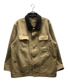AURALEE（オーラリー）の古着「ORGANIC COTTON DUCK BLOUSON / A25SB01CD」｜ブラウン