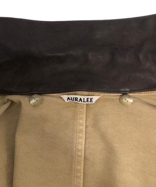 AURALEE（オーラリー）AURALEE (オーラリー) ORGANIC COTTON DUCK BLOUSON / A25SB01CD ブラウン サイズ:4の古着・服飾アイテム