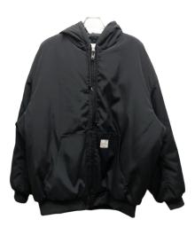 COOTIE PRODUCTIONS（クーティープロダクツ）の古着「Padded Nylon OX Hooded Work Jacket」｜ブラック