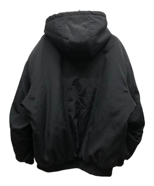 COOTIE PRODUCTIONS（クーティープロダクツ）COOTIE PRODUCTIONS (クーティープロダクツ) Padded Nylon OX Hooded Work Jacket ブラック サイズ:Lの古着・服飾アイテム
