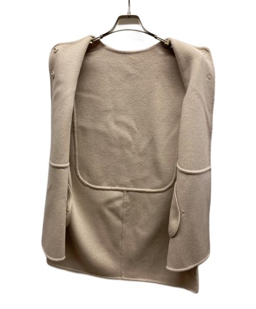 machatt（マチャット）machatt (マチャット) リバーウールベスト ベージュ サイズ:freeの古着・服飾アイテム