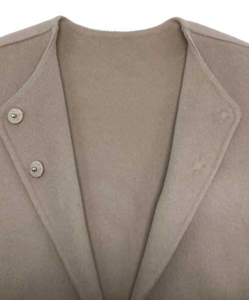 machatt（マチャット）machatt (マチャット) リバーウールベスト ベージュ サイズ:freeの古着・服飾アイテム