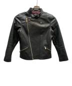 A.P.C.アーペーセー）の古着「カウレザーライダースジャケット/1101111」｜ブラック