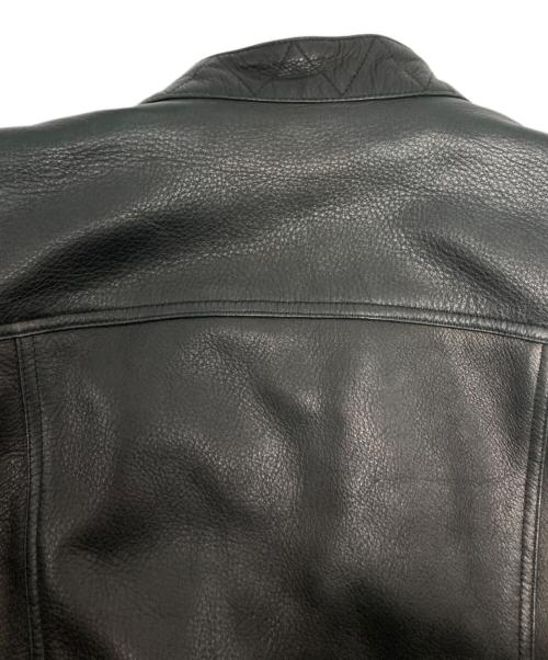 A.P.C.（アーペーセー）A.P.C. (アーペーセー) カウレザーライダースジャケット/1101111 ブラック サイズ:Sの古着・服飾アイテム