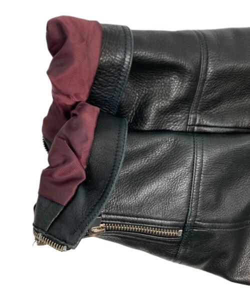 A.P.C.（アーペーセー）A.P.C. (アーペーセー) カウレザーライダースジャケット/1101111 ブラック サイズ:Sの古着・服飾アイテム