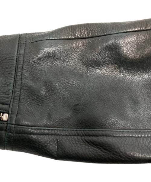 A.P.C.（アーペーセー）A.P.C. (アーペーセー) カウレザーライダースジャケット/1101111 ブラック サイズ:Sの古着・服飾アイテム
