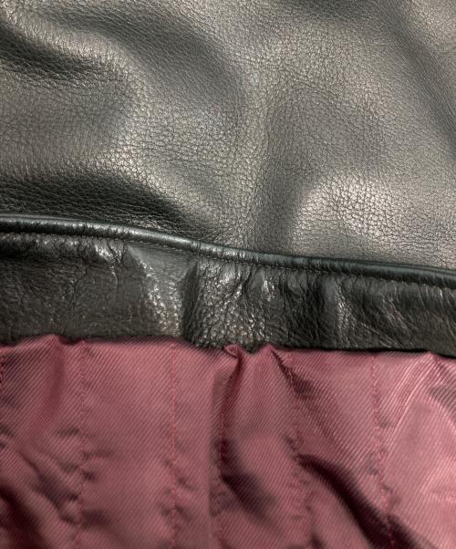 A.P.C.（アーペーセー）A.P.C. (アーペーセー) カウレザーライダースジャケット/1101111 ブラック サイズ:Sの古着・服飾アイテム
