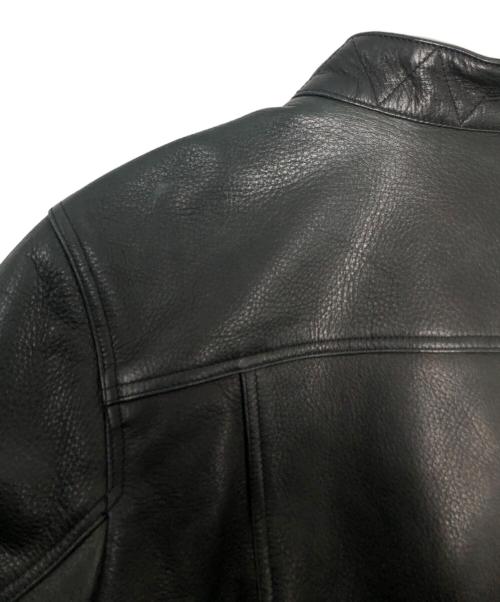 A.P.C.（アーペーセー）A.P.C. (アーペーセー) カウレザーライダースジャケット/1101111 ブラック サイズ:Sの古着・服飾アイテム