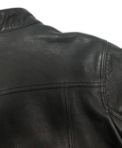 A.P.C.（アーペーセー）A.P.C. (アーペーセー) カウレザーライダースジャケット/1101111 ブラック サイズ:Sの古着・服飾アイテム