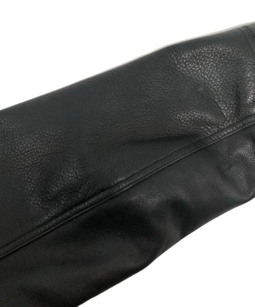 A.P.C.（アーペーセー）A.P.C. (アーペーセー) カウレザーライダースジャケット/1101111 ブラック サイズ:Sの古着・服飾アイテム