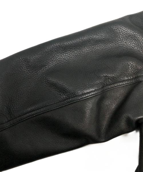 A.P.C.（アーペーセー）A.P.C. (アーペーセー) カウレザーライダースジャケット/1101111 ブラック サイズ:Sの古着・服飾アイテム