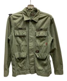 WTAPS（ダブルタップス）の古着「ミリタリーシャツ/151GWDT-SHM01」｜オリーブ