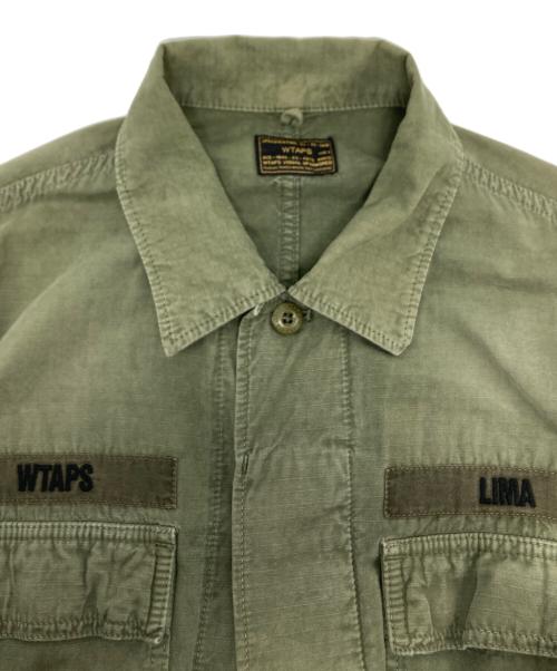 WTAPS（ダブルタップス）WTAPS (ダブルタップス) ミリタリーシャツ/151GWDT-SHM01 オリーブ サイズ:Lの古着・服飾アイテム