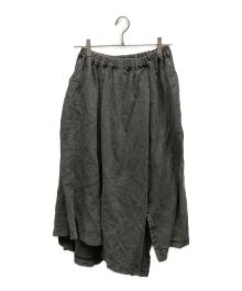 Y's（ワイズ）の古着「リネンスカート / YO-S13-301-1」｜グレー