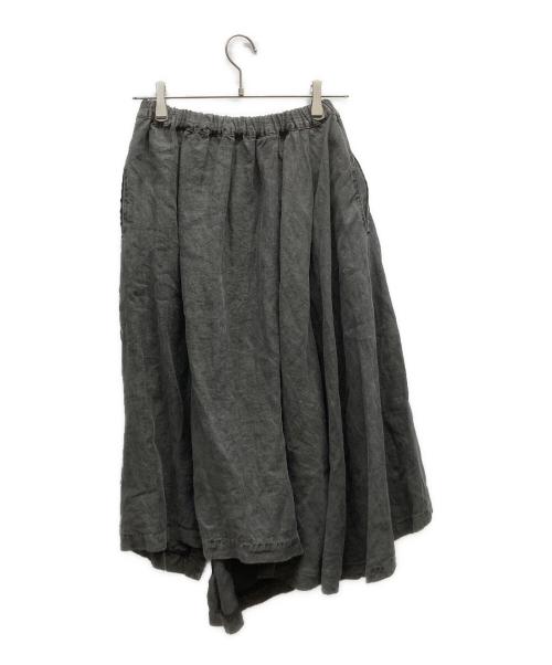 Y's（ワイズ）Y's (ワイズ) リネンスカート / YO-S13-301-1 グレー サイズ:2の古着・服飾アイテム