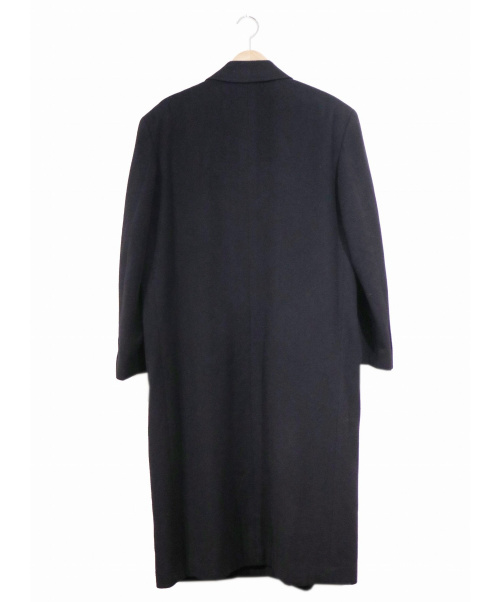 Christian Dior（クリスチャン ディオール）Christian Dior (クリスチャンディオール) [OLD]カシミヤ混コート ネイビー サイズ:M オールドディオール・カシミヤ50%・MONSIEUR（ムッシュ）の古着・服飾アイテム