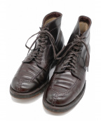 Aldenオールデン）の古着「Tanker Boots/タンカーブーツ」｜ブラウン