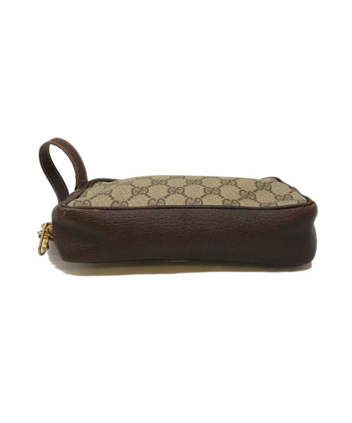 GUCCI（グッチ）GUCCI (グッチ) [OLD]クラッチバッグ / セカンドバッグ ブラウン ヴィンテージ・オールドグッチの古着・服飾アイテム
