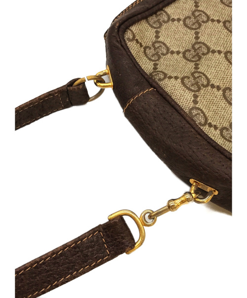 GUCCI（グッチ）GUCCI (グッチ) [OLD]クラッチバッグ / セカンドバッグ ブラウン ヴィンテージ・オールドグッチの古着・服飾アイテム