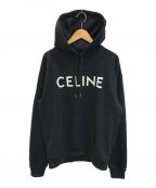CELINEセリーヌ）の古着「Loose Sweatshirt / スウェットパーカー」｜ブラック