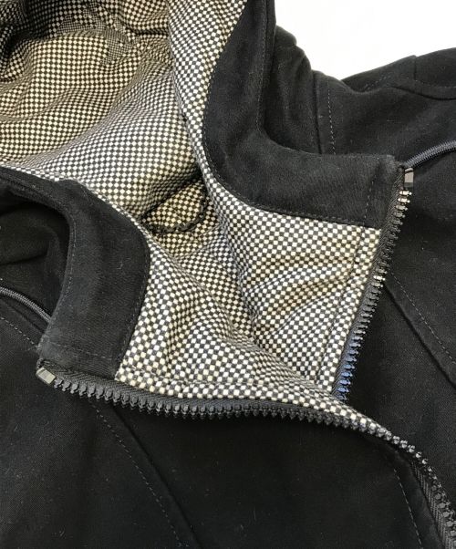 LOUIS VUITTON（ルイ ヴィトン）LOUIS VUITTON (ルイ ヴィトン) エンブロイダリーLVパデッドモールスキンパーカ ブラック サイズ:48の古着・服飾アイテム