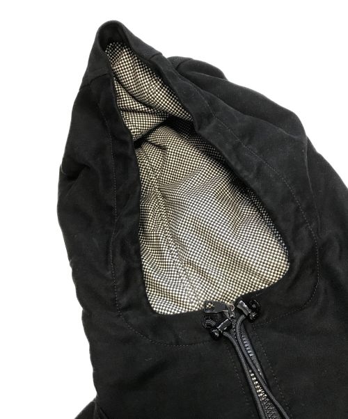 LOUIS VUITTON（ルイ ヴィトン）LOUIS VUITTON (ルイ ヴィトン) エンブロイダリーLVパデッドモールスキンパーカ ブラック サイズ:48の古着・服飾アイテム