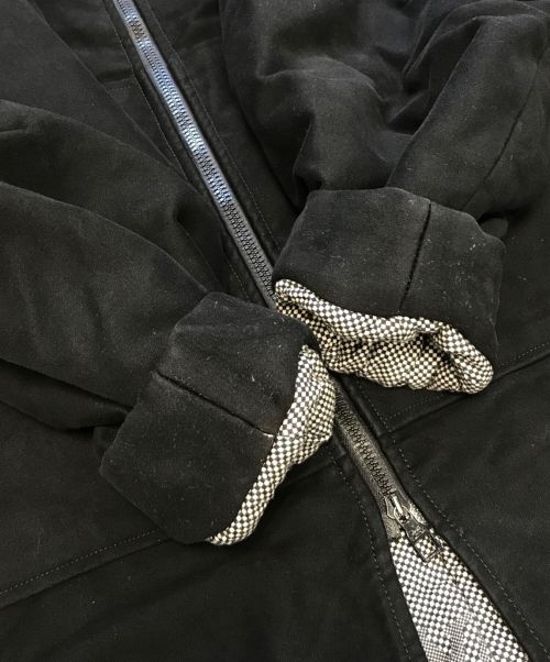 LOUIS VUITTON（ルイ ヴィトン）LOUIS VUITTON (ルイ ヴィトン) エンブロイダリーLVパデッドモールスキンパーカ ブラック サイズ:48の古着・服飾アイテム