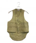 HINSONヒンソン）の古着「 [古着]ハンティングベスト」｜カーキ