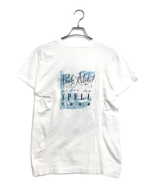 Paula abdul（ポーラ・アブドゥル）Paula abdul (ポーラ・アブドゥル)  [古着]シンガーTee ホワイト サイズ:表記なしの古着・服飾アイテム