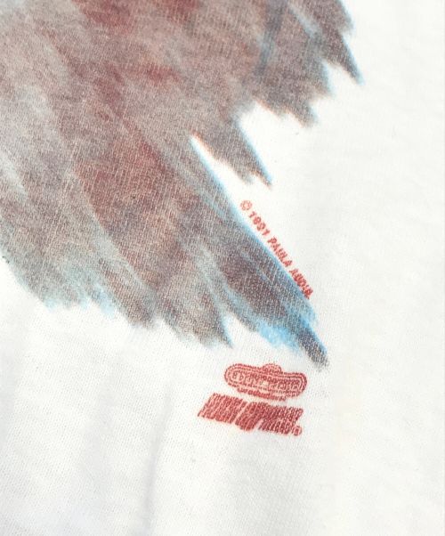 Paula abdul（ポーラ・アブドゥル）Paula abdul (ポーラ・アブドゥル)  [古着]シンガーTee ホワイト サイズ:表記なしの古着・服飾アイテム