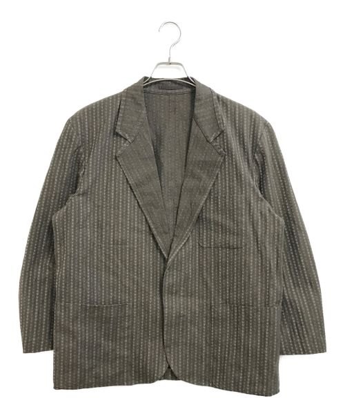 COMME des GARCONS HOMME（コムデギャルソン オム）COMME des GARCONS HOMME (コムデギャルソン オム) 80'sコットンテーラードジャケット グリーン サイズ:Sの古着・服飾アイテム