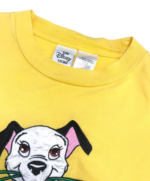 DISNEY（ディズニー）DISNEY (ディズニー) [古着]ワッペン刺繍Tシャツ イエロー サイズ:Lの古着・服飾アイテム
