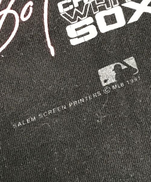 BO JACKSON（ボージャクソン）BO JACKSON (ボージャクソン) [古着]ビッグフェイスプリントTシャツ ブラック サイズ:XLの古着・服飾アイテム