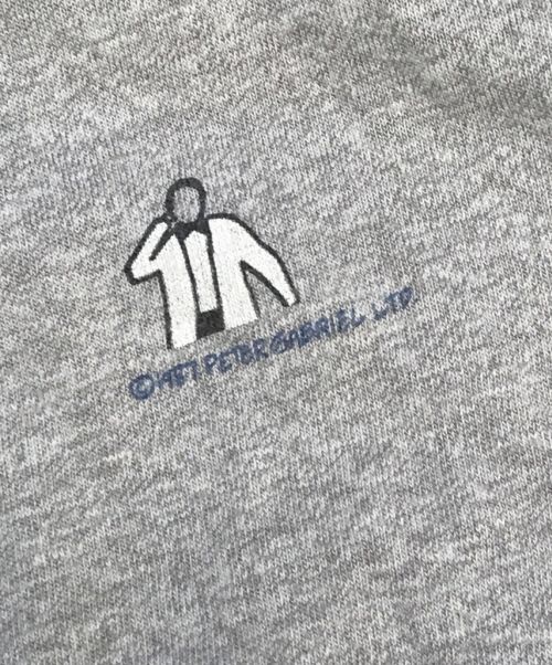 バンドTシャツ（バンドTシャツ）バンドTシャツ (バンドTシャツ) [古着]PETER GABRIEL(ピーターガブリエル) シンガーTシャツ グレー サイズ:Lの古着・服飾アイテム