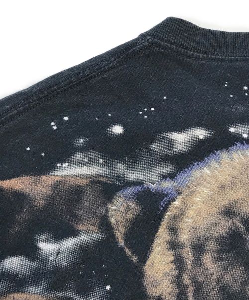 LIQUID BLUE（リキッドブルー）LIQUID BLUE (リキッドブルー) [古着]オールオーバープリントTシャツ ブラック サイズ:Lの古着・服飾アイテム