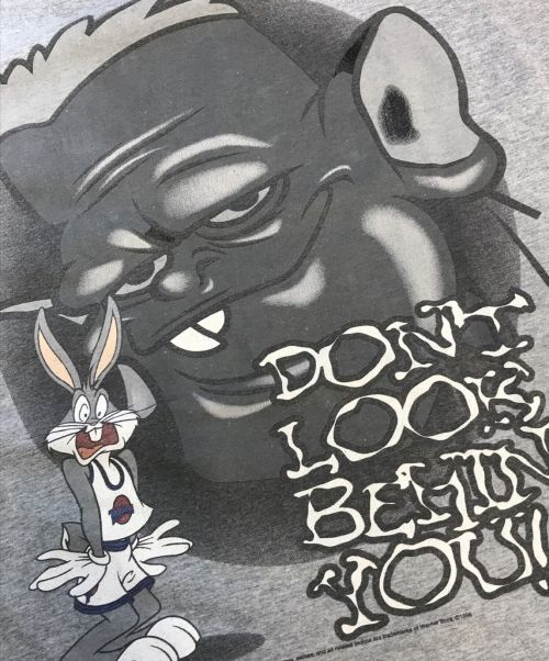 アニメTシャツ（アニメTシャツ）アニメTシャツ (アニメTシャツ) [古着] NUTMEG(ナツメグ) アニメTシャツ グレー サイズ:Lの古着・服飾アイテム